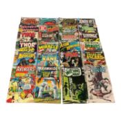 One box of Marvel and DC Comics, to include The Avengers #69 (1969) - First apperance of Grandmaster