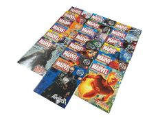 Large quantity of The Classic Marvel Figurine collection magazine/figures together with Marvel comic