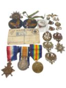 First World War 1914 - 15 Star trio comprising 1914 - 15 Star, War and Victory medals named to 1591.