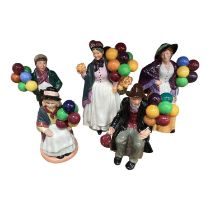 Group of Royal Doulton Balloon figures (5)