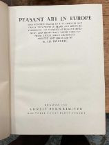 Bossert, H. Th., Peasant Art in Europe, published 1927 by Ernest Benn Limited, 'one hundred plates i