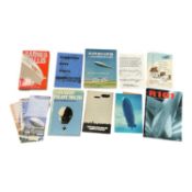 Group of books on airships and Zeppelins, (6).