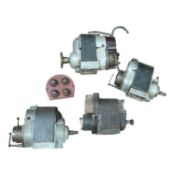 Group of Lucas, Bosch and other magnetos.