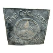 Vintage metal sign- The Cyclists' Touring Club, vintage metal sign, with four fixing holes, 40.5cm x