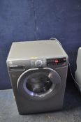 A HOOVER H3W68TMGGE 8kg WASHING MACHINE width 60cm, depth 55cm, height 85cm (PAT pass, spin cycle