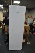 A BOSCH KGN34VW25G FRIDGE FREEZER width 60cm, depth 60cm, height 186cm (PAT pass and working at 2