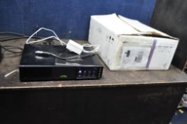 A NAIM AUDIO ND555 MEDIA PLAYER with original box, remote (stored away for security) accessories