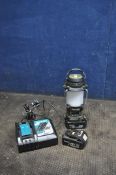 A MAKITA DMR055 RADIO LIGHT with a 3Ah, a 4Ah batteries and charger (PAT pass and working)