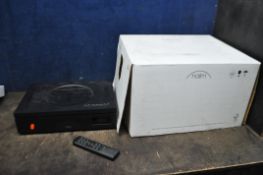 A NAIM AUDIO CD555 CD PLAYER with original box, manuals and remote (works with lot 55) (no cables