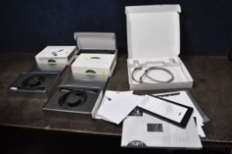 A COLLECTION OF NAIM AUDIO CABLES AND ACCESSORIES including Hi-line 5 to 5 pin DIN, a Hi-Line cable,