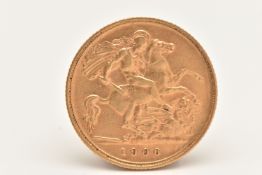 AN EDWARD VII HALF GOLD SOVEREIGN COIN, dated 1906, approximate diameter 19.1mm, approximate gross