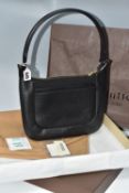 A BOXED LOUIS VUITTON M58972 LADIES 'MATSY' BLACK EPI LEATHER SHOULDER BAG, black fabric lined,