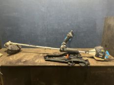 A MacALLISTER MBPC25-2 PETROL STRIMMER, with harness (engine pulls freely but hasn't been started)