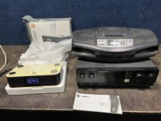 A SELECTION OF AUDIO EQUIPMENT, including a Marantz PM-45 amplifier (no apparent output), a Luna