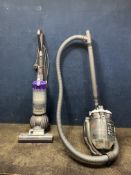 A DYSON DC19 T2 VACUUM CLEANER, along with a Dyson DC40 upright vacuum cleaner (brush bar not