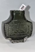 A WHITEFRIARS 'TV VASE' FORMALLY KNOWN AS CONCENTRIC RECTANGLE VASE, designed by Geoffrey Baxter (