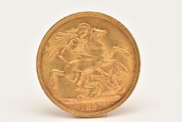 A DOUBLE GOLD SOVEREIGN COIN, depicting Queen Victoria, dated 1887, approximate diameter 29.2mm,