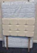 A THERAPUR 4FT MATTRESS, along with a headboard, condition report: overall good condition, later