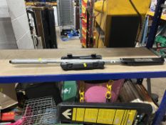 A HVT 5000 HEAVY DUTY TORQUE WRENCH, with 3/4in drive, along with a Clarke 3/8in drive torque wrench