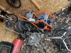A POSITION ONE P3200PWT PETROL PRESSURE WASHER with lance, 6 nozzles, patio cleaner and four wheeled