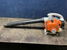 A STIHL BG56C HAND HELD PETROL LEAF BLOWER (engine pulls freely but hasn't started)