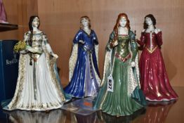 FOUR ROYAL WORCESTER PETER HOLLAND 'CELTIC' FIGURINES, limited edition, comprising The Daughter of