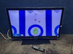 A SAMSUNG UE37C5100QW 37in TV with remote (PAT pass and working) Condition Report; remote doesn't