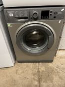 A HOTPOINT NSWM743U GGUK 7kg WASHING MACHINE width 60cm, depth 55cm, height 85cm (PAT pass, spin