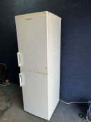 A BEKO CXC5517W FRIDGE FREEZER width 55cm, depth 58cm, height 143cm (PAT pass and working at 0