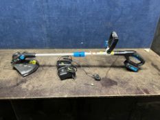 A MacALLISTER MGTP18Li CORDLESS STRIMMER with charger and one battery (PAT pass and working)