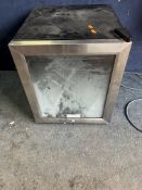 A RUSSELL HOBBS COUNTER TOP WINE FRIDGE width 43cm, depth 47cm, height 51cm (PAT pass and working at