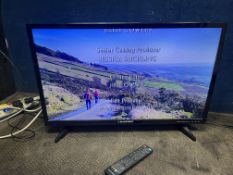 A BLAUPUNKT 32in TV WITH REMOTE (PAT pass and working)