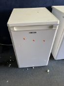 A ZANUSSI UNDER-COUNTER FRIDGE, width 55cm, depth 60cm, height 85cm (PAT pass and working at 5
