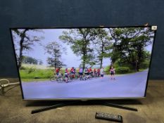 A SAMSUNG UE40 J6100AK 40in TV with remote (PAT pass and working). Condition Report: The stand is