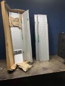TWO PAIRS OF STEPLESS 100CM ALUMINIUM WHEELCHAIR RAMPS, one pair in box (4)