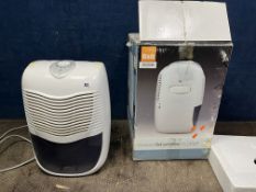 A B&Q COMPACT DEHUMIDIFIER IN ORIGINAL BOX (PAT pass and working)