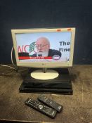 AN LG 19LU4000 TV without a remote, a Sony Blu-Ray player with a remote (both PAT pass and