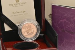 THE ROYAL MINT - THE SOVEREIGN 2021 GOLD PROOF COIN struck in 22ct gold, obverse designer: Jody