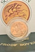 THE ROYAL MINT - 1980 GOLD PROOF SOVEREIGN, struck in 22ct gold, this was the first year
