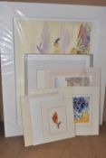 TEN UN-ISSUED SIGNED LIMITED EDITION PRINTS, artists comprise Jimi Hendrix, William Russell Flint (