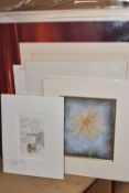 TEN UN-ISSUED SIGNED LIMITED EDITION PRINTS, artists comprise Jonathan Shaw, William Russell