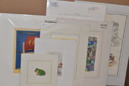 TEN UN-ISSUED SIGNED LIMITED EDITION PRINTS, artists comprise Simon Taylor, Eugene Sturgeon,