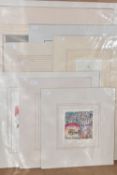 TEN UN-ISSUED SIGNED LIMITED EDITION PRINTS, artists comprise Samantha Barnes, Willian Russell Flint