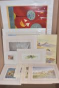 TEN UN-ISSUED SIGNED LIMITED EDITION PRINTS, artists comprise Adam Barsby, William Russell Flint (