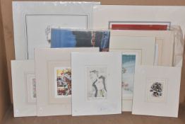 TEN UN-ISSUED SIGNED LIMITED EDITION PRINTS, artists comprise Sue Lewington, Ken Burton, Tim Bulmer,