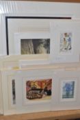 TEN UN-ISSUED SIGNED LIMITED EDITION PRINTS, artist comprise Vladan Ignatovic, William Russell Flint