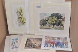 TEN UN-ISSUED SIGNED LIMITED EDITION PRINTS, artists comprise Ruth Baderian, Natalie Collett, Eugene
