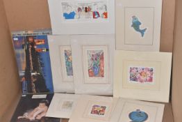 TEN UN-ISSUED SIGNED LIMITED EDITION PRINTS, artists comprise Tim Bulmer x 2, Ruth Baderian x 2,