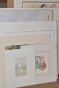 TEN UN-ISSUED SIGNED LIMITED EDITION PRINTS, artists comprise Tim Bulmer, Natalie Collett, Eugene