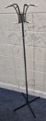 AN ATOMIC STYLE COAT / HAT STAND, with six branches, and two stick sections, height 160cm, condition